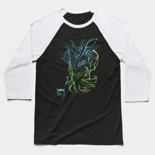 Mind Blown Cthulhu Baseball T-Shirt